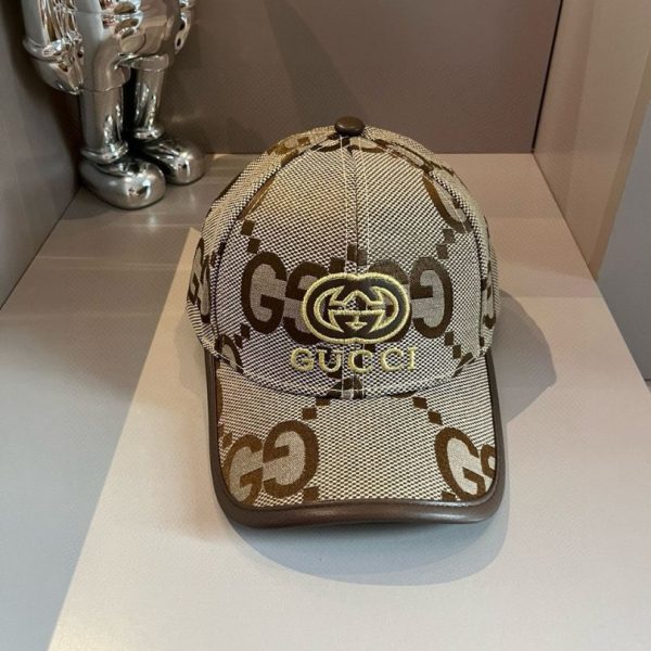d116031_3456-1.jpg Cap Gucci GG Monogram Beige Baseball GC123 - Image 1