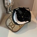 Cap Gucci GG Monogram Beige Baseball GC123 - Image 3