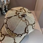 Cap Gucci GG Monogram Beige Baseball GC123 - Image 9