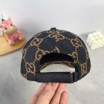 Cap Gucci GG Monogram Black and Brown GC124 - Image 5