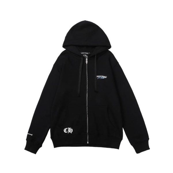d116264_6129-1.jpg Hoodie Chrome Hearts St. Barth Black CH082 - Image 1