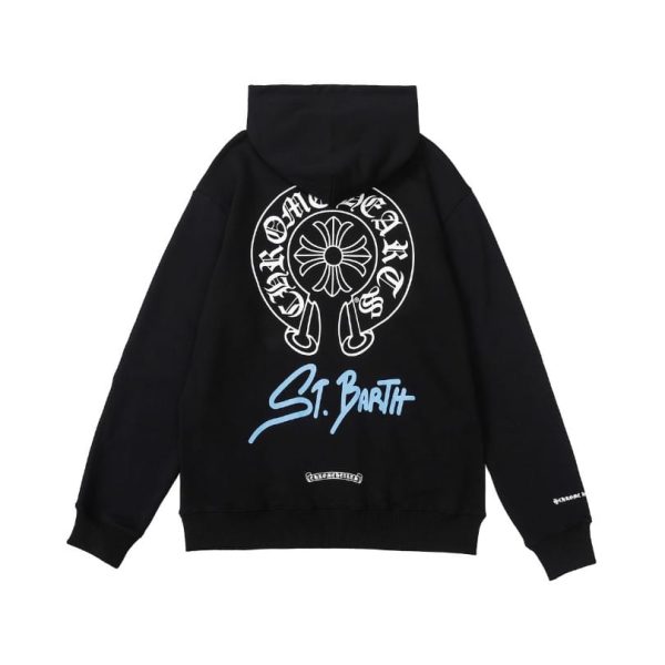 Hoodie Chrome Hearts St. Barth Black CH082 - Image 2