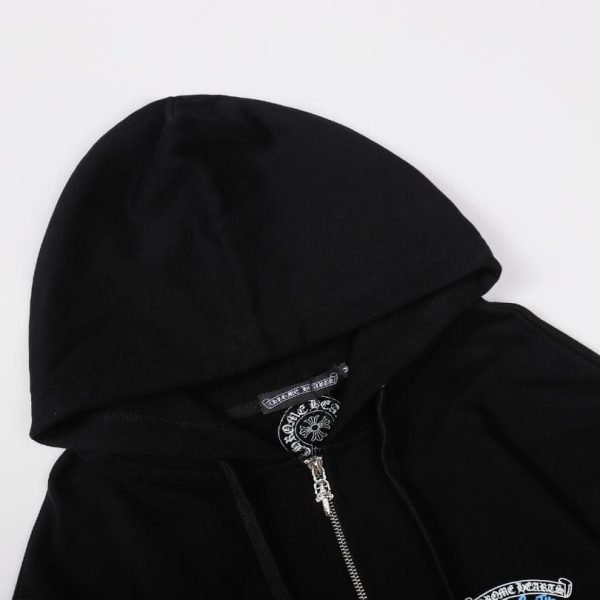Hoodie Chrome Hearts St. Barth Black CH082 - Image 7