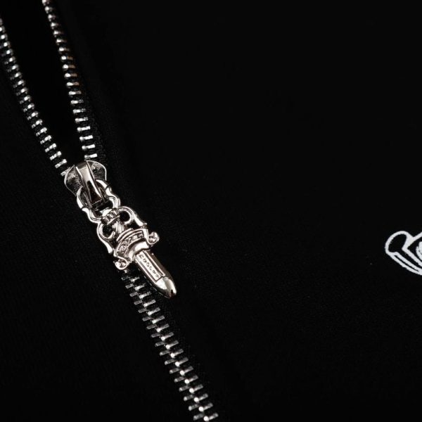 Hoodie Chrome Hearts St. Barth Black CH082 - Image 8