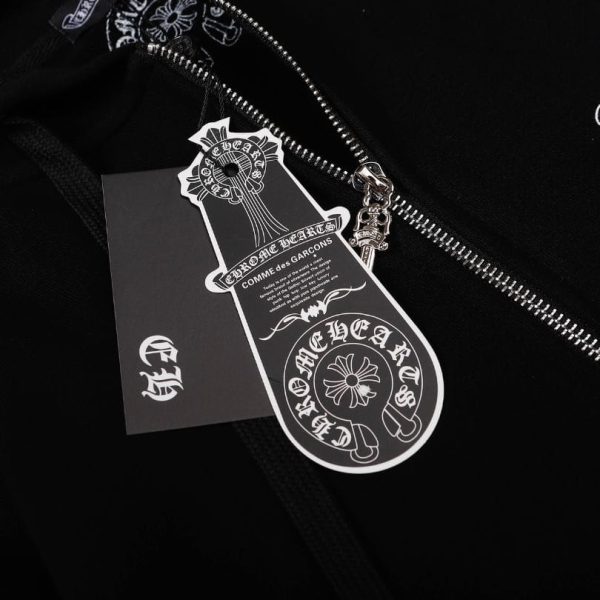 Hoodie Chrome Hearts St. Barth Black CH082 - Image 9