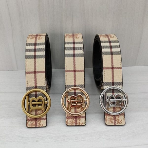Belt Burberry Plaid BY005 - Image 4