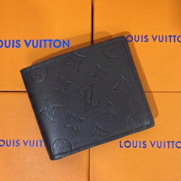 d116721_25655-1.jpg Wallet Louis Vuitton Embossed Monogram in Black LV067 - Image 1