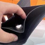 Wallet Louis Vuitton Embossed Monogram in Black LV067 - Image 10