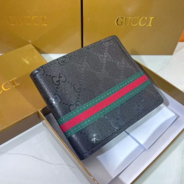 Wallet Gucci Monogram with Green-Red Web Stripe GC132 - Image 2