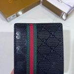 Wallet Gucci Monogram with Green-Red Web Stripe GC132 - Image 5