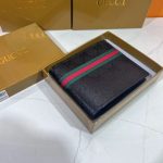 Wallet Gucci Monogram with Green-Red Web Stripe GC132 - Image 7