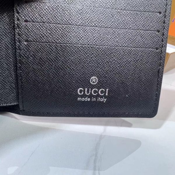Wallet Gucci Monogram with Green-Red Web Stripe GC132 - Image 8