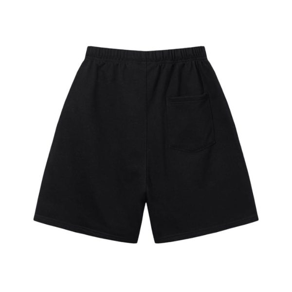 Shorts Essentials Black with Logo Print EST001 - Image 2
