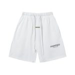 Shorts Essentials White with Logo Print EST002