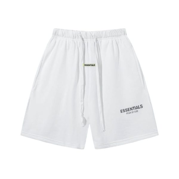 d116733_15844-1.jpg Shorts Essentials White with Logo Print EST002 - Image 1