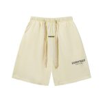 Shorts Essentials Cream with Logo Print EST003