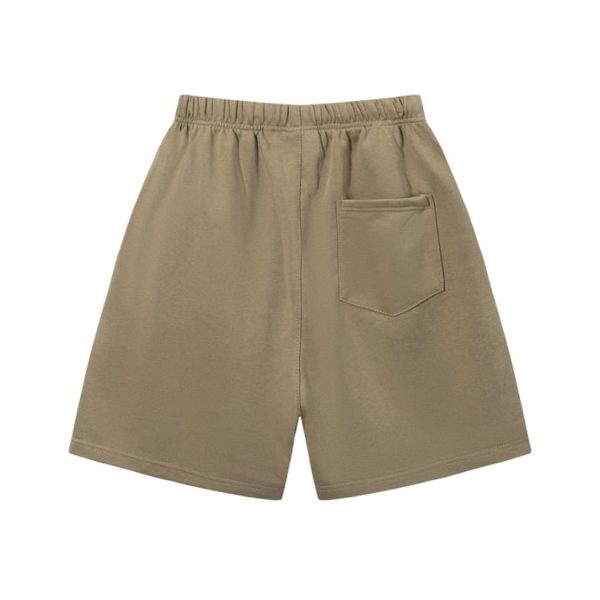 Shorts Essentials Beige with Logo Print EST004 - Image 2