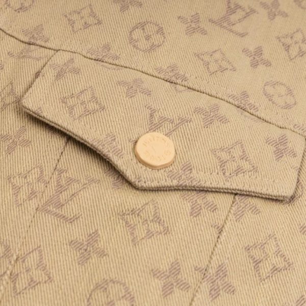 Jacket Denim Hooded Louis Vuitton Monogram LV070 - Image 9