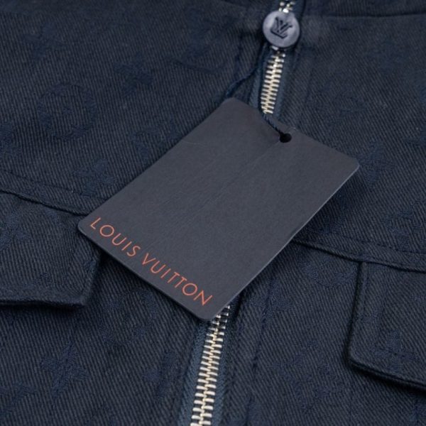 Jacket Denim Hooded Louis Vuitton Monogram LV070 - Image 14