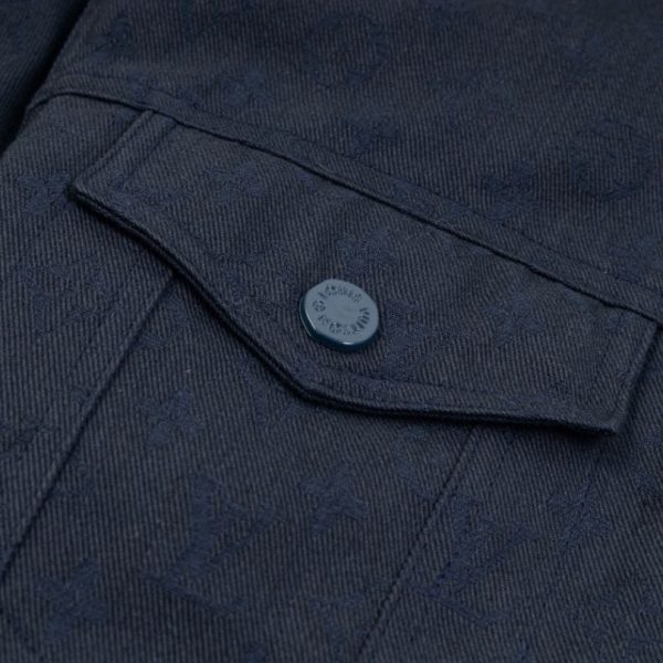 Jacket Denim Hooded Louis Vuitton Monogram LV070 - Image 15