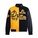Jacket Louis Vuitton LV Malletier Black Yellow LV072