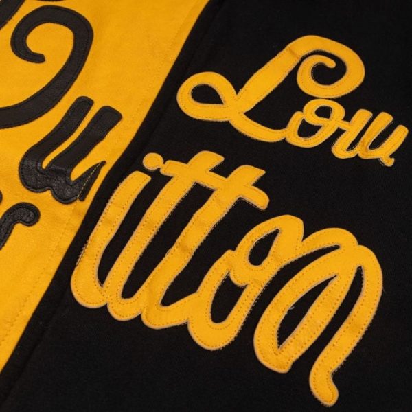 Jacket Louis Vuitton LV Malletier Black Yellow LV072 - Image 4