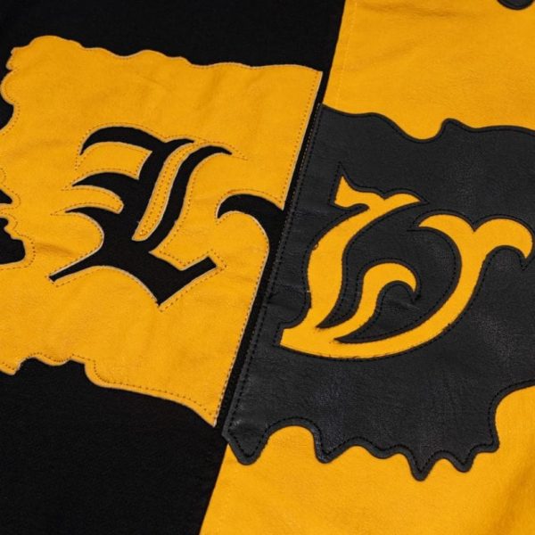 Jacket Louis Vuitton LV Malletier Black Yellow LV072 - Image 5