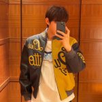 Jacket Louis Vuitton LV Malletier Black Yellow LV072 - Image 12