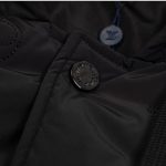 Jacket Hooded Louis Vuitton Monogram Quilted Black LV073 - Image 5