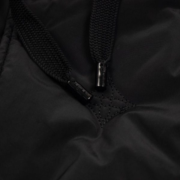 Jacket Hooded Louis Vuitton Monogram Quilted Black LV073 - Image 6