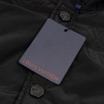 Jacket Hooded Louis Vuitton Monogram Quilted Black LV073 - Image 9