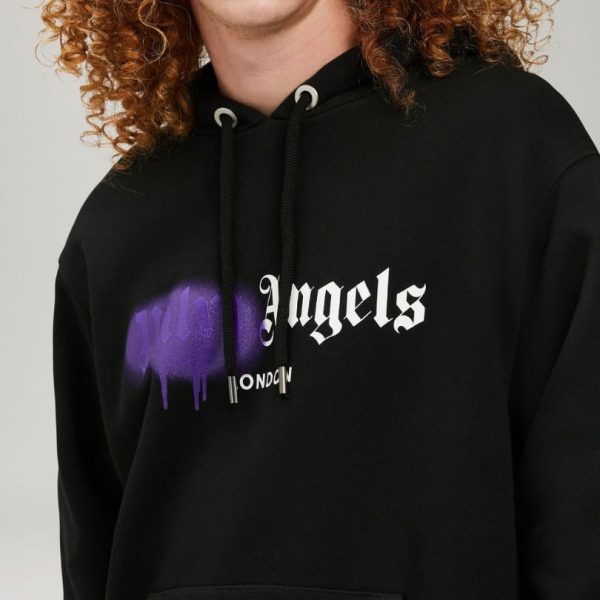 Hoodie Palm Angels London Sprayed PA002 - Image 6