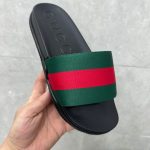 Slides Gucci Slide with Web Ribbon GC134 - Image 7