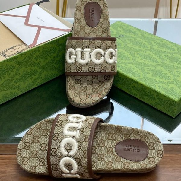 Slides Gucci Flower Retro GC137 - Image 2