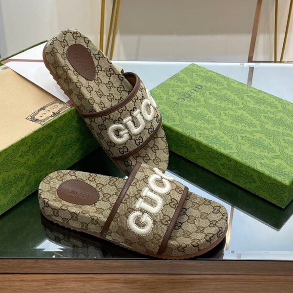 Slides Gucci Flower Retro GC137 - Image 5