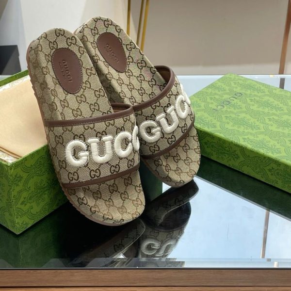 Slides Gucci Flower Retro GC137 - Image 7