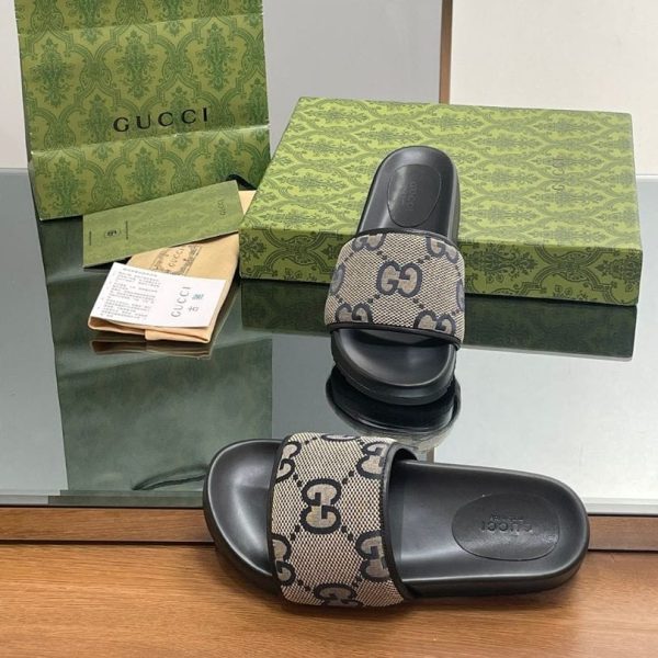 Slides Gucci GG Black GC139 - Image 2