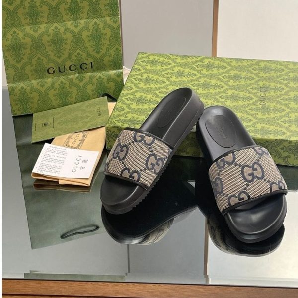 Slides Gucci GG Black GC139 - Image 4