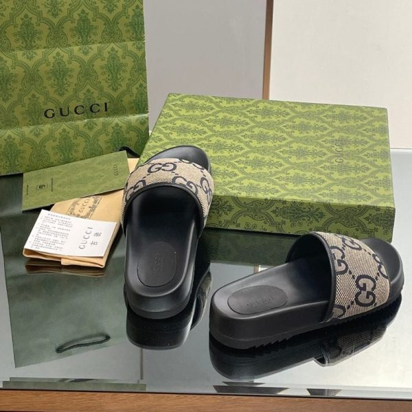 Slides Gucci GG Black GC139 - Image 7