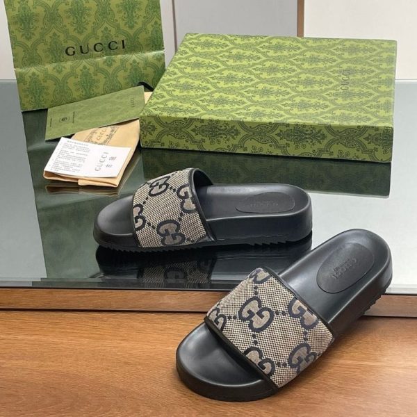 Slides Gucci GG Black GC139 - Image 8