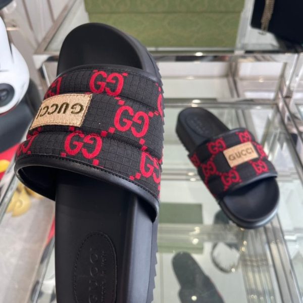 Slides Gucci GG Canvas with Logo Patch GC140 - Image 6