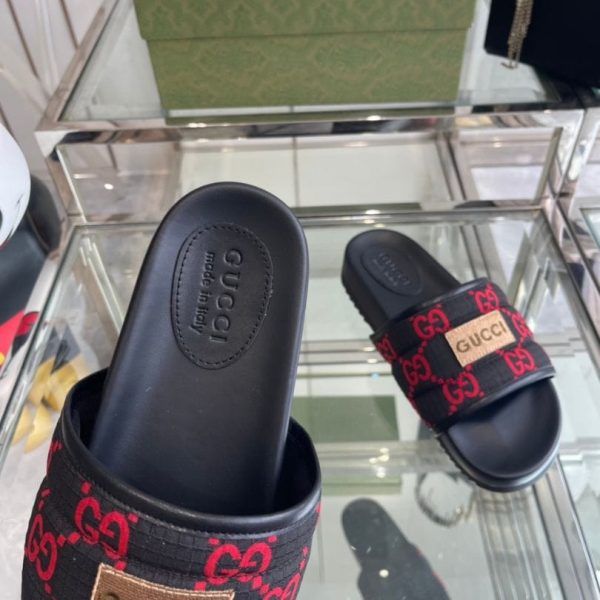 Slides Gucci GG Canvas with Logo Patch GC140 - Image 7