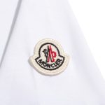T-shirt Moncler White Logo Crewneck MCL028 - Image 4