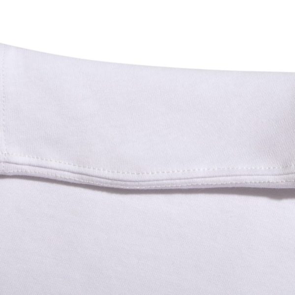 T-shirt Moncler White Logo Crewneck MCL028 - Image 6