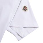 T-shirt Moncler White Logo Crewneck MCL028 - Image 7