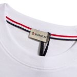 T-shirt Moncler White Logo Crewneck MCL028 - Image 9