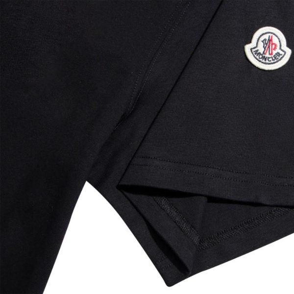 T-shirt Moncler Black Logo MCL029 - Image 5
