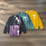 Sweater Ami Paris Ami de Coeur crew neck AMP001