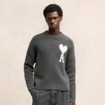 Sweater Ami Paris Ami de Coeur crew neck AMP001 - Image 2