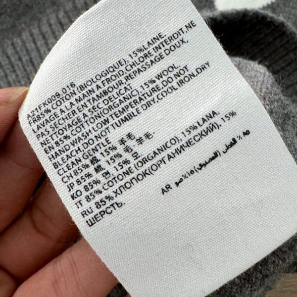 Sweater Ami Paris Ami de Coeur crew neck AMP001 - Image 12